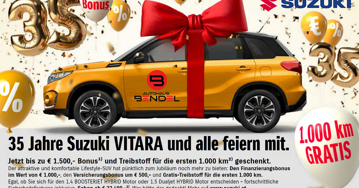 🚗 Happy Birthday - Suzuki Vitara | Autohaus Bendel